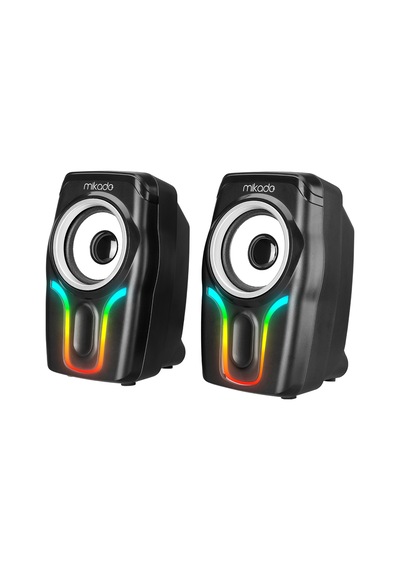 Mikado Md-s25 2.0 Multimedia 3w 2 Siyah 6 Renk Modu İle Usb Rgb