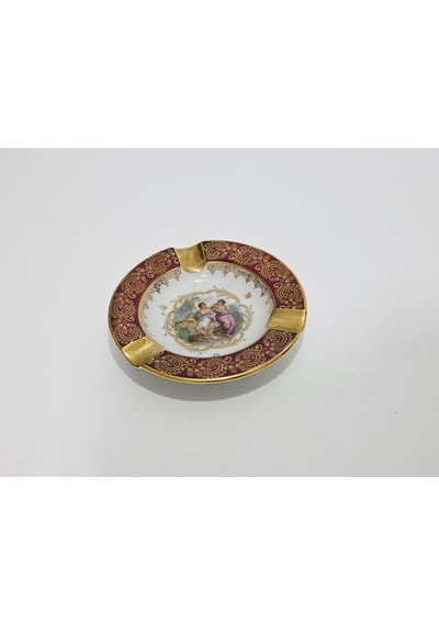 Limoges Minyatür Desen Porselen Küllük 11,50cm