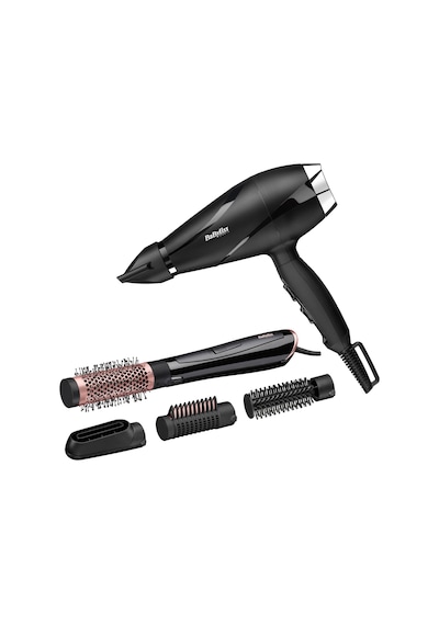 Babyliss 6713DE Shine Pro Saç Kurutma Makinesi + AS126E Perfect Finish Hava Üflemeli Saç Şekillendirici