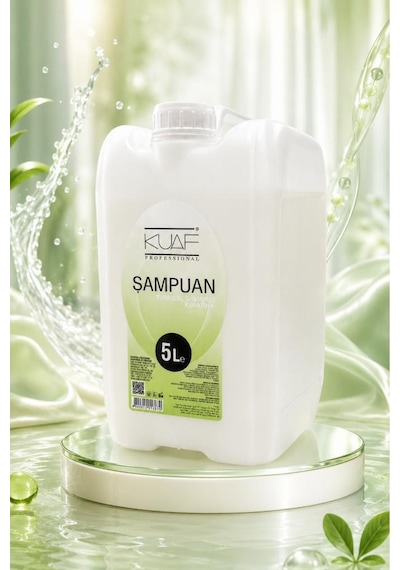 Kuaf Profesyonel Keratinli Tropikal Şampuan 5 Litre Beyaz X 4 Adet 1 Koli