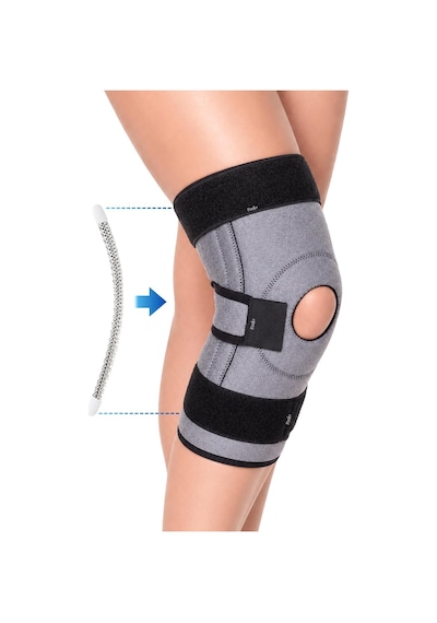 Ligament Ve Patella Destekli Dizlik Ayarlanabilir Ortopedik Diz Desteği Spiral Balenli Diz Destek Bandajı Genel