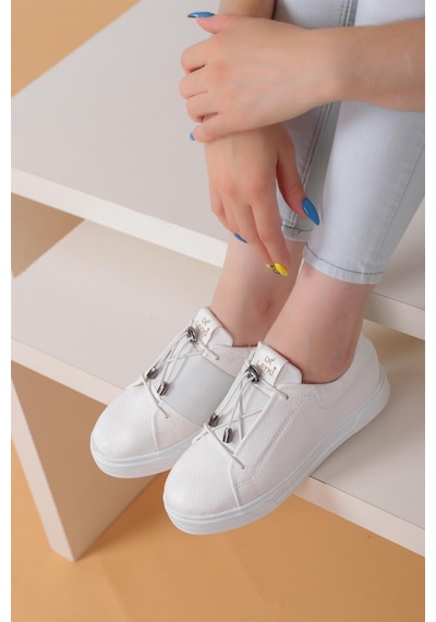 Alvaro Beyaz Renkli Sneaker-beyaz Beyaz