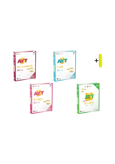 Üçdörtbeş Yayınları Ayt Matematik Fizik Kimya Biyoloji 4 Kitap Soru Bankası Seti Yeni