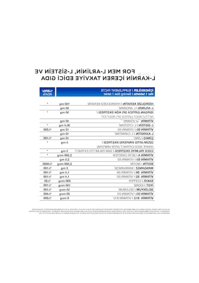 Erkeklere Özel Saç, Cilt Ve Tırnak Destek Tableti - 30 Tablet