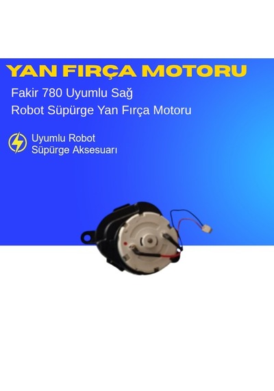 Fakir 780 Uyumlu Sağ Yan Fırça Motoru