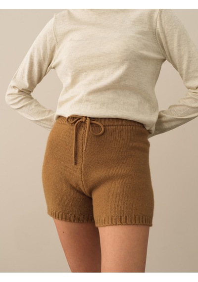 Xint Camel Lüks Pamuk Dokulu Regular Fit Şort 850916