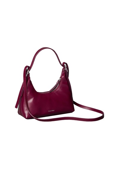Calvin Klein Emblem Leather Mını Shoulder B-15555 Pembe