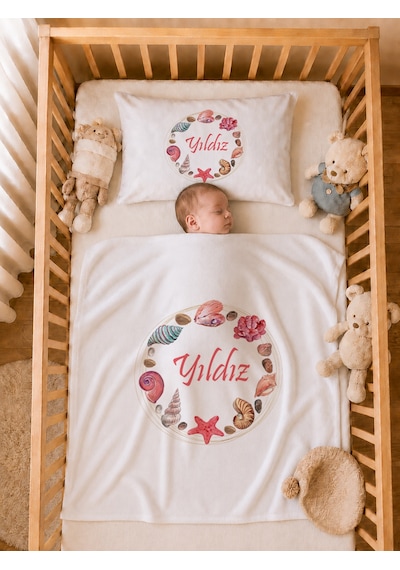 Pia Baby Kız Bebek Hastane Çıkışı 5 Parça Tulum Seti %100 Pamuk İsme Özel Organik Baskılı 2098tyb0x Ekru