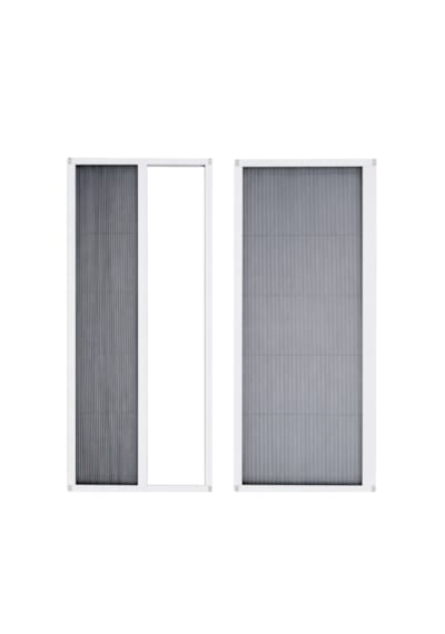 Akordiyon Kapı Sinekliği En:0-90 Cm X Boy: 0-210 Cm Demir, Ahşap,pimapen ,alüminyum Uyumlu Çok Renkli