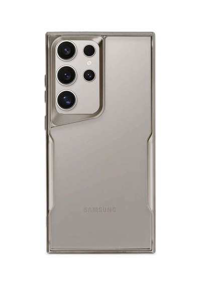 Galaxy  Uyumlu  S24 Ultra Kılıf Boyi Silikon Kapak - Titan Gri