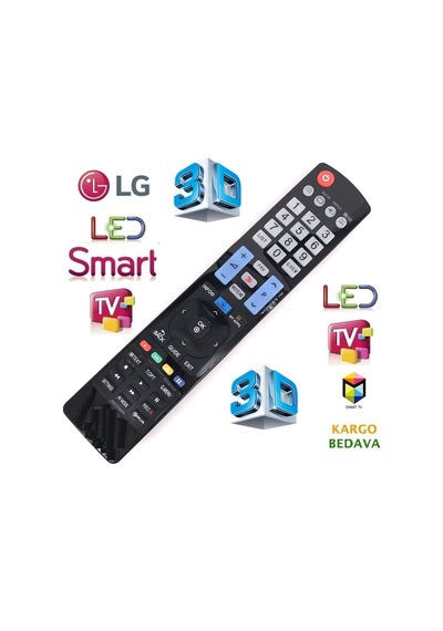 LG Uyumlu Lc 4K Led Tv Kumandası 3D Smart Tuşlu