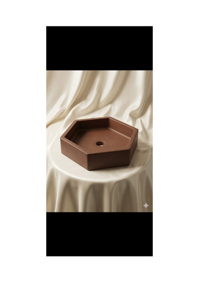 Lavabo Tezgah Üstü Lavabo Banyo Tuvalet Lavabosu Kahverengi Açık Koyu Kahverengi Açık Koyu