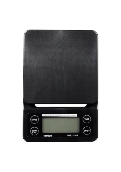 Bethjıam Hassas Kahve Tartısı, Mutfak Tartısı - Hassaslık: 0.1 Gr. / Max: 3 Kg - Zamanlayıcılı Dijital Tartı, T Genel