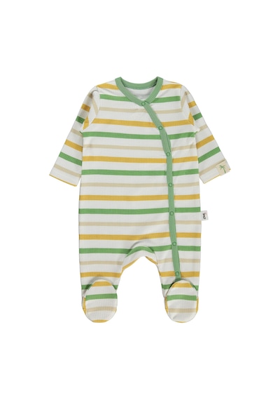Civil Baby Çizgili 1-9 Ay Tulum - Ekru 08330Y05226S1