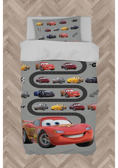 Mekta Home Bebek Ve Çocuk Odası Mcqueen Ve Yol Desenli Nevresim Takımı
