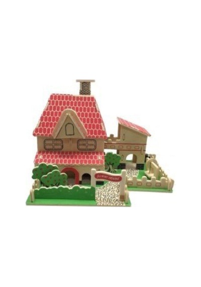 Ahşap 3d 2 Li Ev Maket