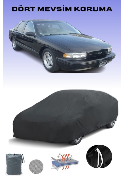 Siyah, Chevrolet Impala Vıı, Araba Brandası, Oto Örtüsü, Araba Çadırı Siyah