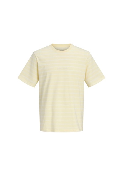 Jack & Jones Jornorrebro Çizgili Tişört 12291021 Beyaz
