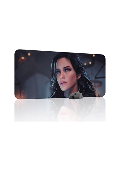 Witcher 3 Kaymaz Dikişli Kauçuk Oyuncu Mousepad V3 - 90x40 Xxl Gaming Mouse Pad Fare Altlığı