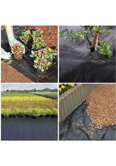 1X100 M Sulzer Kumaş Taban Örtüsü Jüt Blueberry Peyzaj Uygula
