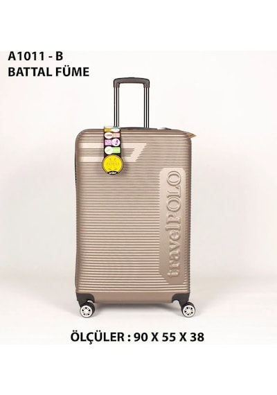Esbuik Travel Polo Xxlbattal Boy Dev Boy 90 Cm Valiz & Bavul Füme