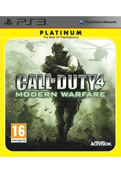 Call Of Duty 4 Modern Warfare Platinum Ps3 Oyun