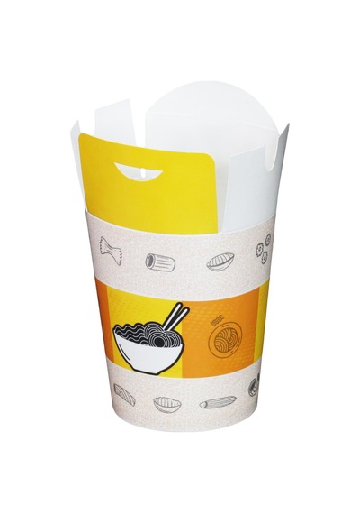 Karton Noodle Kutusu 16 oz - 50 Adet