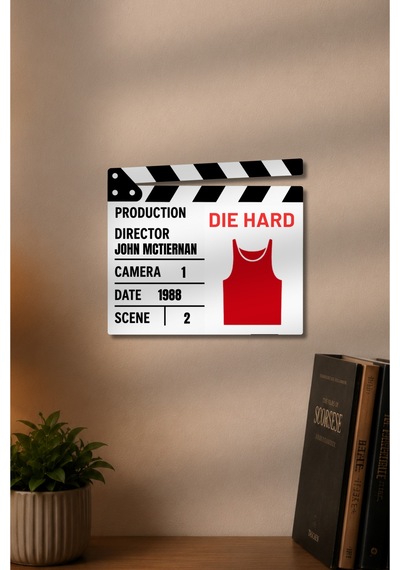 Klaket Tablo / Duvar Dekoru - Die Hard Zor Ölüm