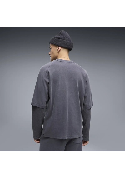 Puma Select Essentials Longsleeve Gri Erkek Sweatshirt