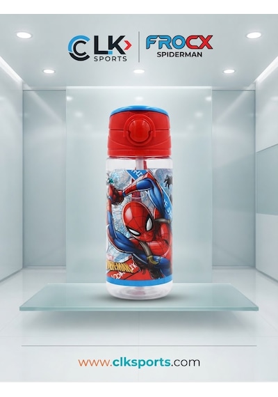 Spiderman Örümcek Adam Okul Sırt Çantası , Kalem Kutusu , Matara 500 Ml Seti Siyah