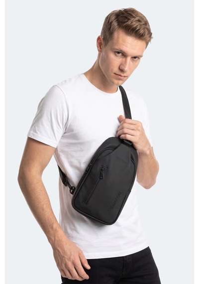 Slazenger Lorıs Unisex Siyah Çapraz Çanta