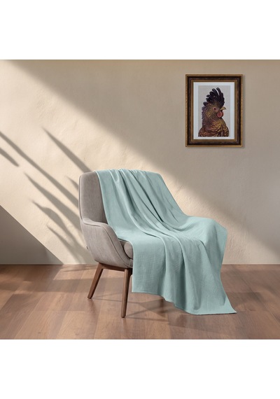 Maxstyle Tek Kişilik %100 Pamuk Pike Çağla 160x220 Cm Renkli