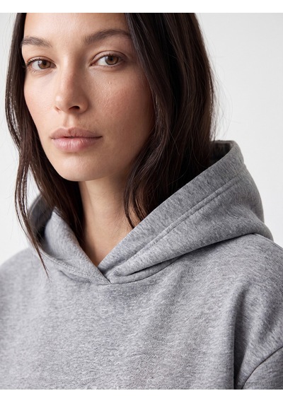 LC Waikiki Lc Waıkıkı Antrasit Loose Fit Kadın Hoodie