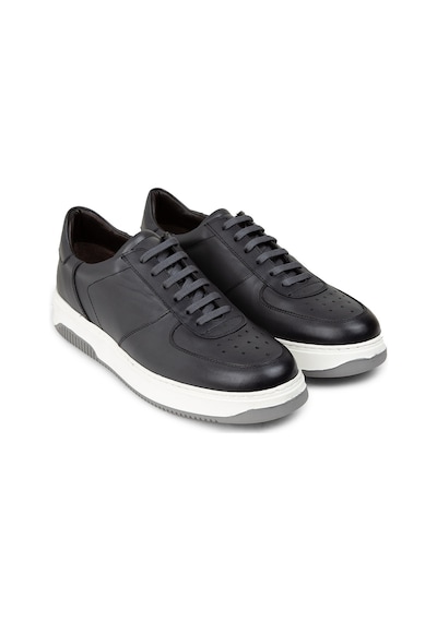 Deery Hakiki Deri Gri Erkek Sneaker Ayakkabı - 01965mgrıe06 Gri