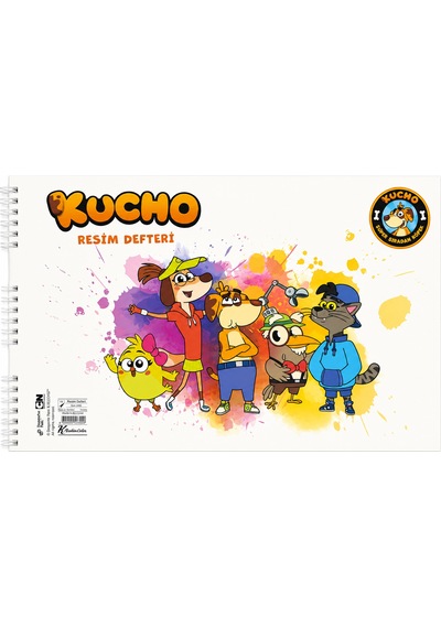 Kucho 25x35 15 Yp. Spiralli Resim Defteri
