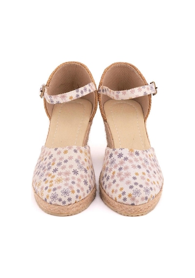 Star Tombis Gerçek Elişi Hasır Dolgu Topuk Keten Hasır Espadril Handmade Çok Renkli