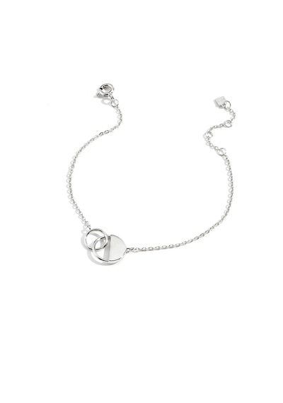 Brezza Lusso Jewelry Ebedi Denge 925 Ayar Kadın Gümüş Bileklik Gümüş