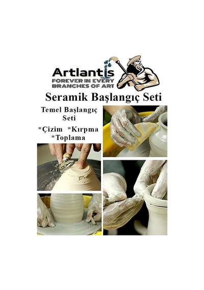 Artlantis Seramik Ve Çömlek Şeillendirme Seti 19 Parça 1 Paket Kil Modelaj Modelleme Heykel Şelillendirici Hobi San