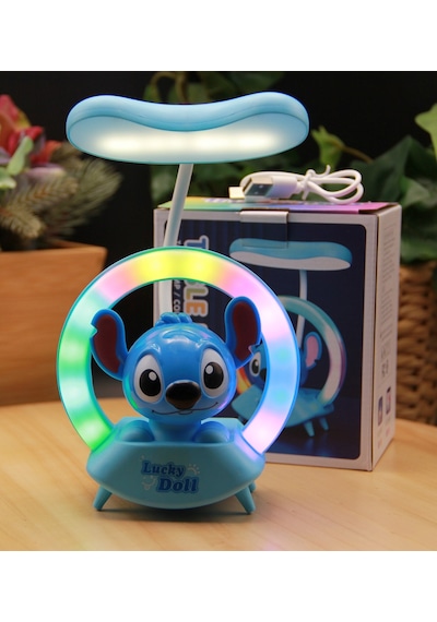 Mavi Stitch Gece Lambası Şarjlı