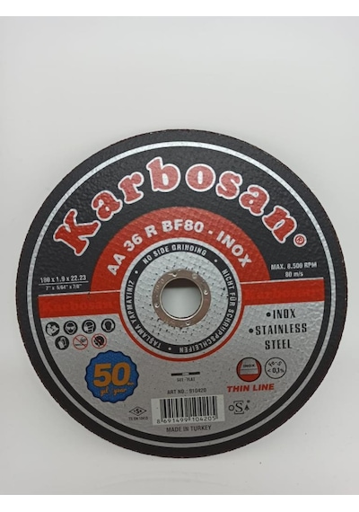 Karbosan İnox Thinline Kesici 180x1.9x22/910420