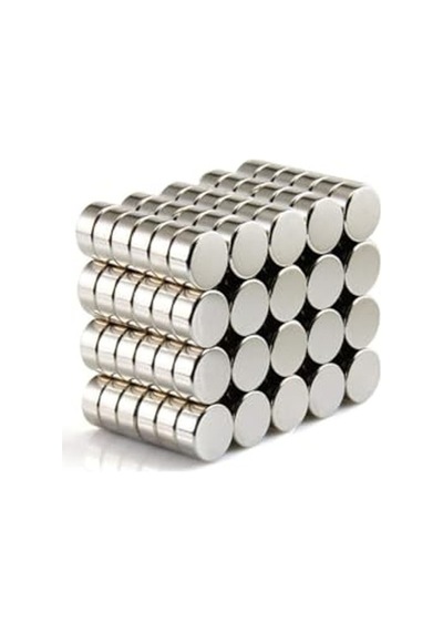 6mm X 2mm Yuvarlak Güçlü Neodyum Mıknatıs, 200 Adet Set