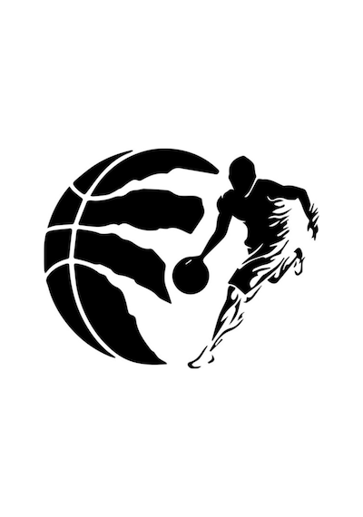 Basketbolcu Araba Sticker Yapıştırması 2