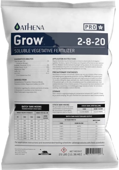 Athena Pro Grow 4.53 Kg