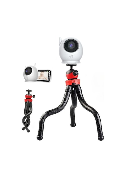 Ct Ahtapot Ayaklı Universal Ahtapot Gorilla Tripod Pratik Bebek İzleme Kamerası Uyumlu Tripod