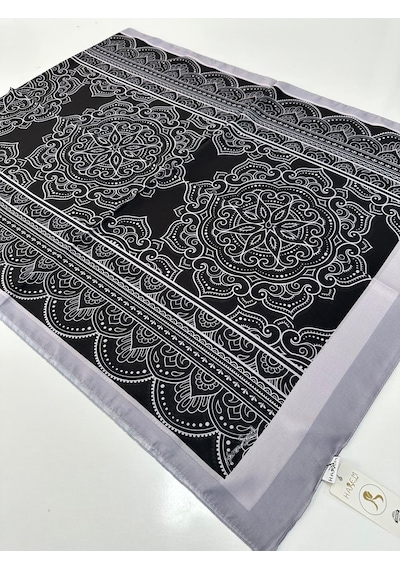 Harem Scarf Harem Desenli Vual İpeksi Şal Hvd0403-41498 Çok Renkli