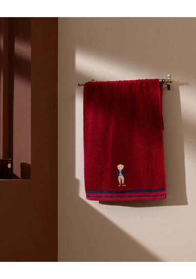 Billie %100 Pamuk Yüz Havlusu - Kırmızı - 50x70 Cm 8684427346204 Çok Renkli