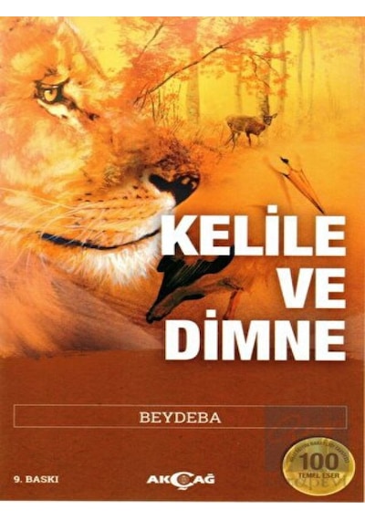 Kelile ve Dimne - Beydeba - Akçağ Yayınları