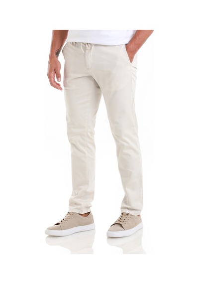 Hatemoğlu Taş Regular Fit Düz Yandan Cep Pamuklu Jogger Kanvas Pantolon 29261024c003 Taş