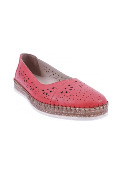 Dgn P24-22y Kadın Soft Anatomıc Footwear Deri Babet P24-1512-R0766 Kırmızı