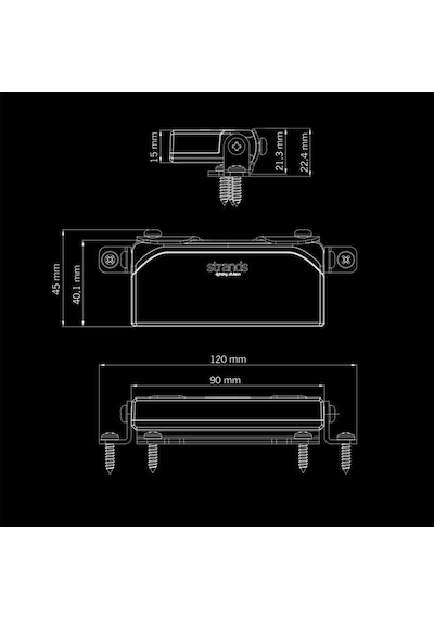 Strands Off-road Led Lamba Unity Ultra Düz 22w 800552